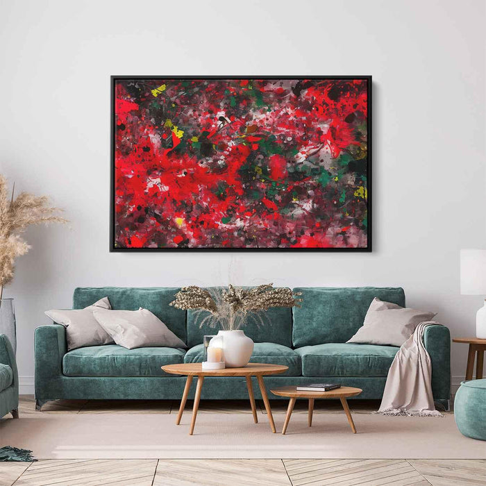 Red Abstract Splatter #135 - Kanvah