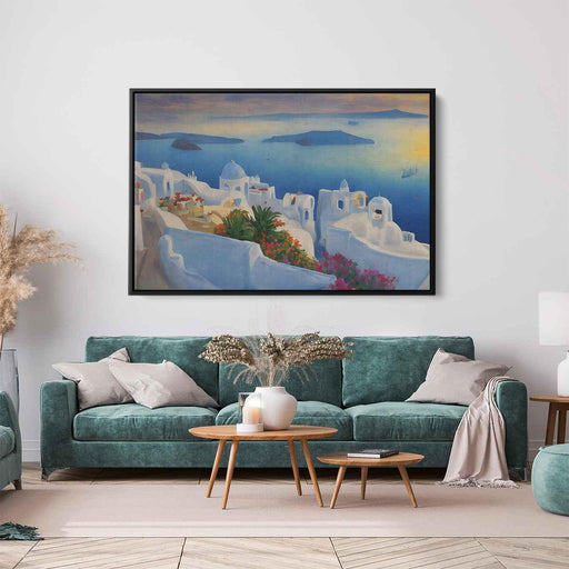 Impressionism Santorini #118 - Kanvah