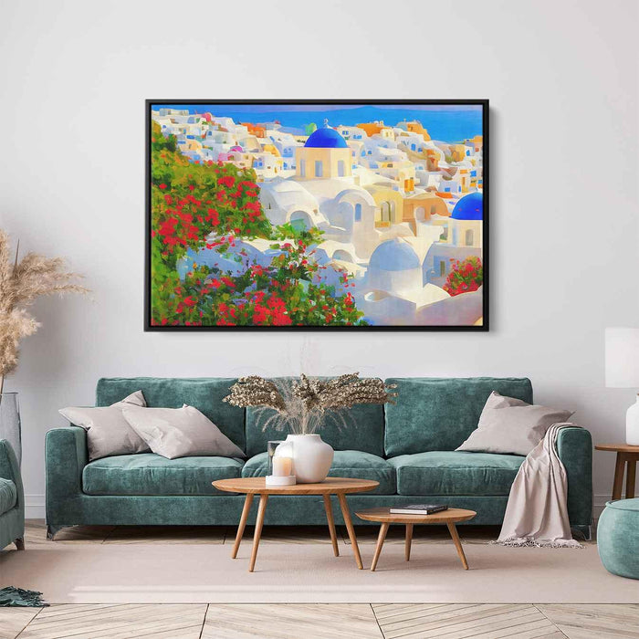 Impressionism Santorini #124 - Kanvah
