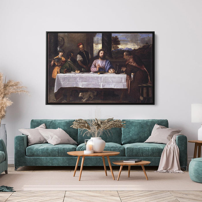 Supper at Emmaus by Titian - Canvas Artwork