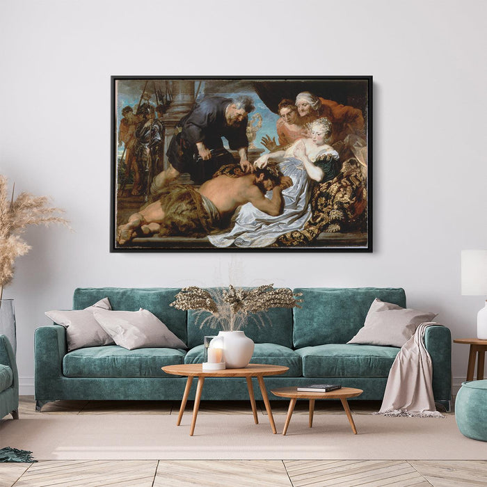 Samson and Delilah by Anthony van Dyck - Canvas Artwork