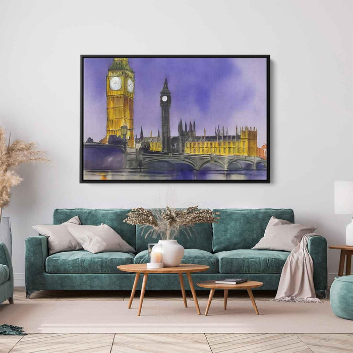 Watercolor Big Ben #128 - Kanvah