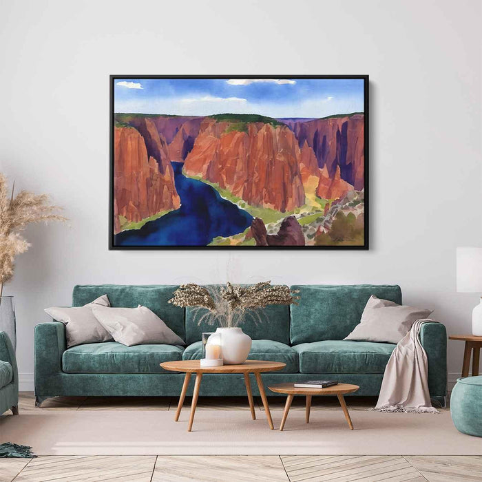 Watercolor Black Canyon of Gunnison #111 - Kanvah