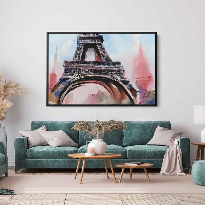 Watercolor Eiffel Tower #107 - Kanvah