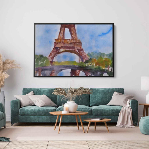 Watercolor Eiffel Tower #114 - Kanvah