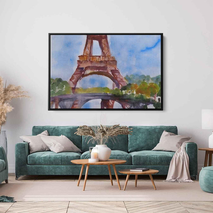 Watercolor Eiffel Tower #114 - Kanvah