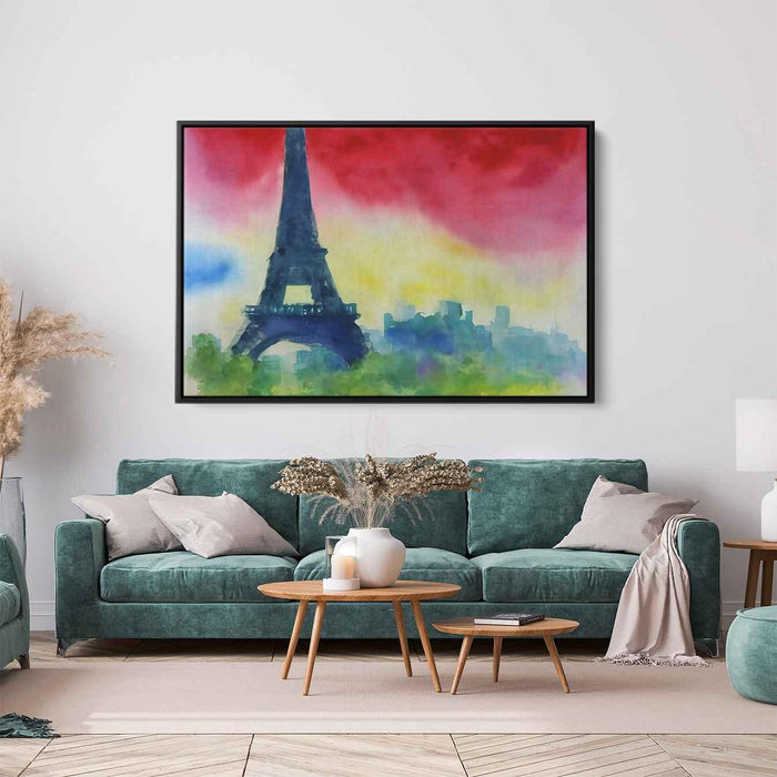 Watercolor Eiffel Tower #128 - Kanvah