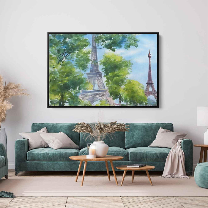 Watercolor Eiffel Tower #135 - Kanvah