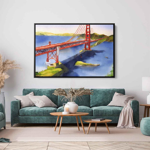 Watercolor Golden Gate Bridge #107 - Kanvah