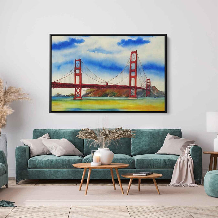 Watercolor Golden Gate Bridge #126 - Kanvah
