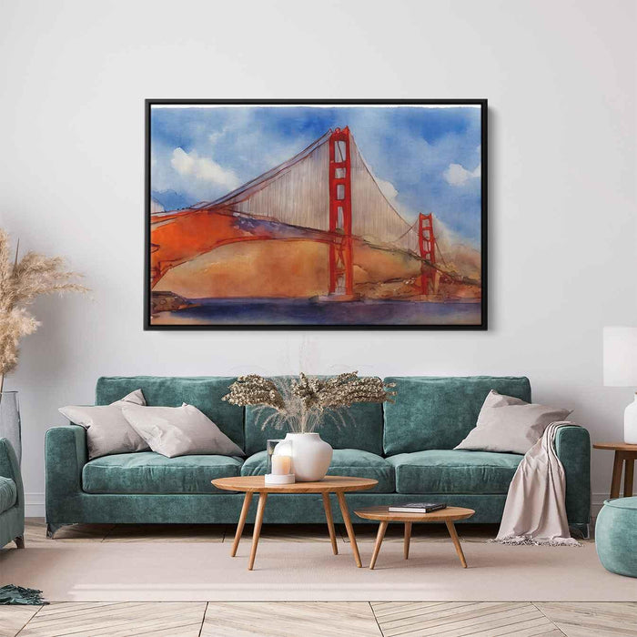 Watercolor Golden Gate Bridge #127 - Kanvah