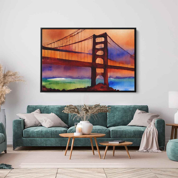 Watercolor Golden Gate Bridge #134 - Kanvah