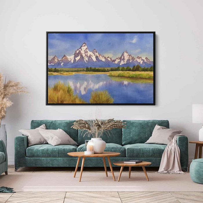 Watercolor Grand Tetons #107 - Kanvah