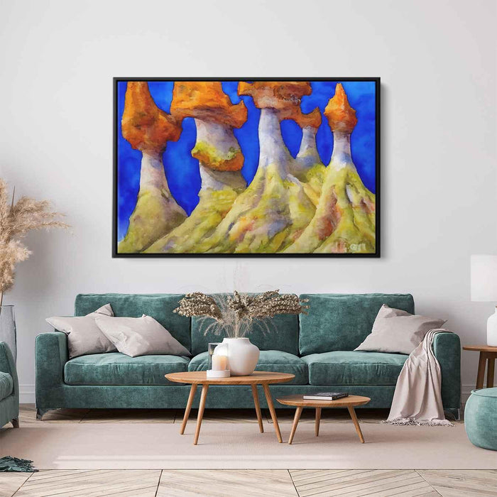 Watercolor Hoodoo formations #136 - Kanvah