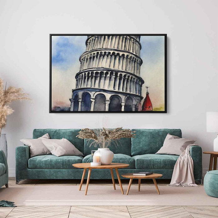 Watercolor Leaning Tower of Pisa #127 - Kanvah