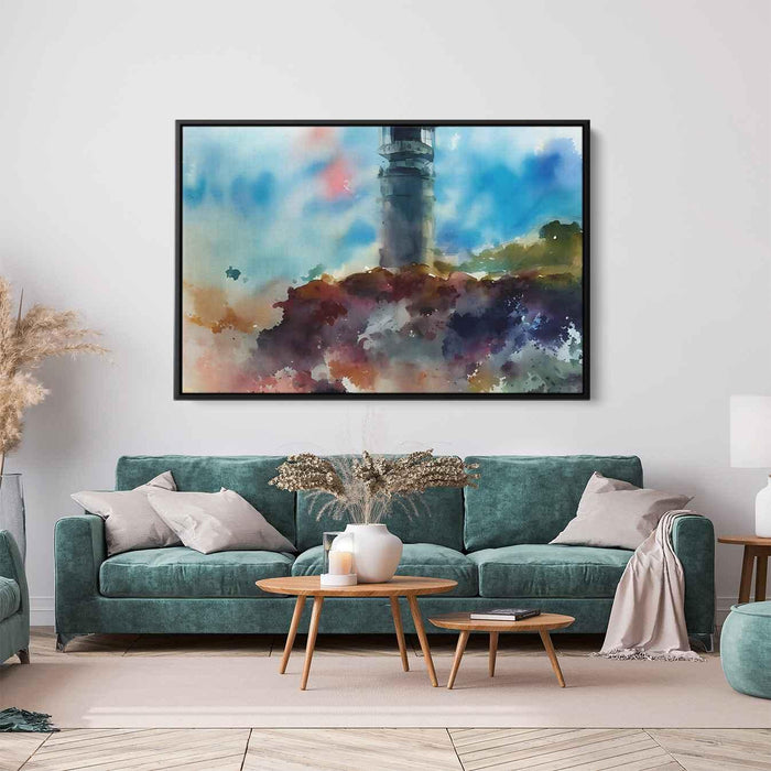 Watercolor Lighthouse #111 - Kanvah