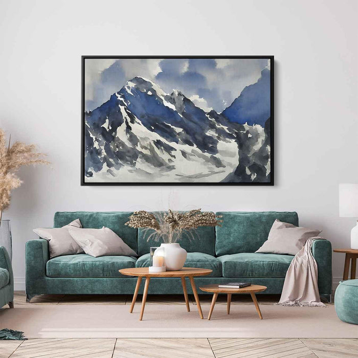 Watercolor Mount Everest #127 - Kanvah