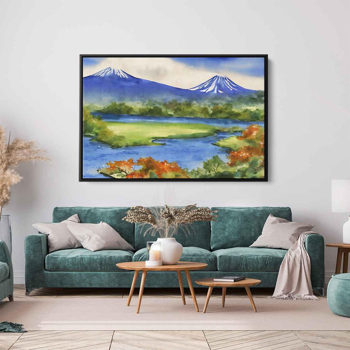 Watercolor Mount Fuji #114 - Kanvah