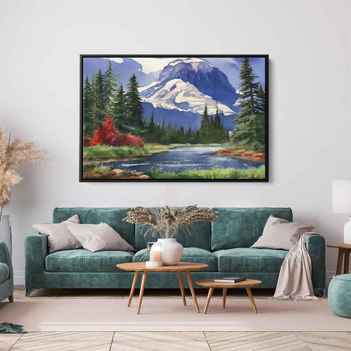 Watercolor Mount Rainier #126 - Kanvah