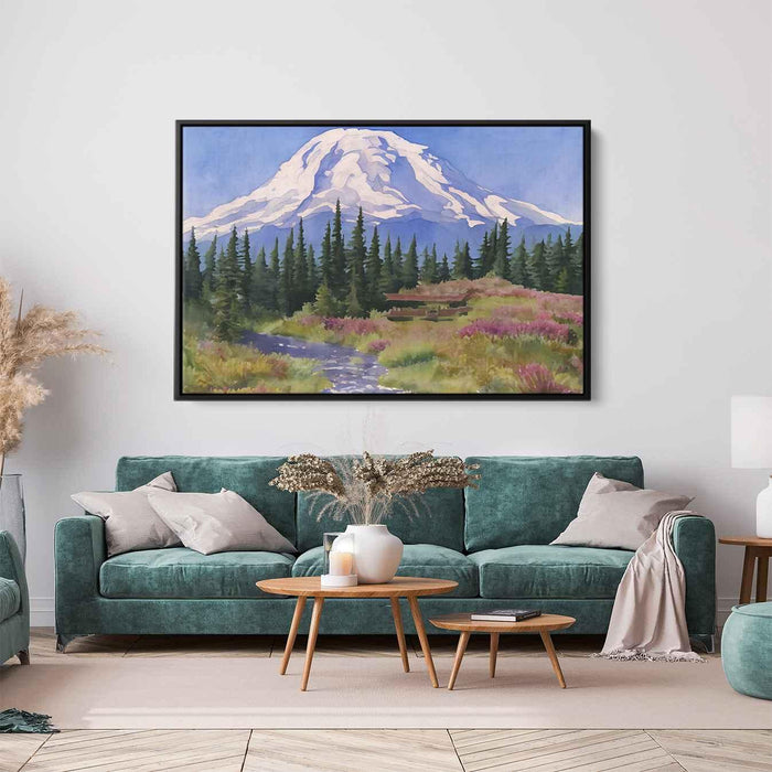 Watercolor Mount Rainier #128 - Kanvah