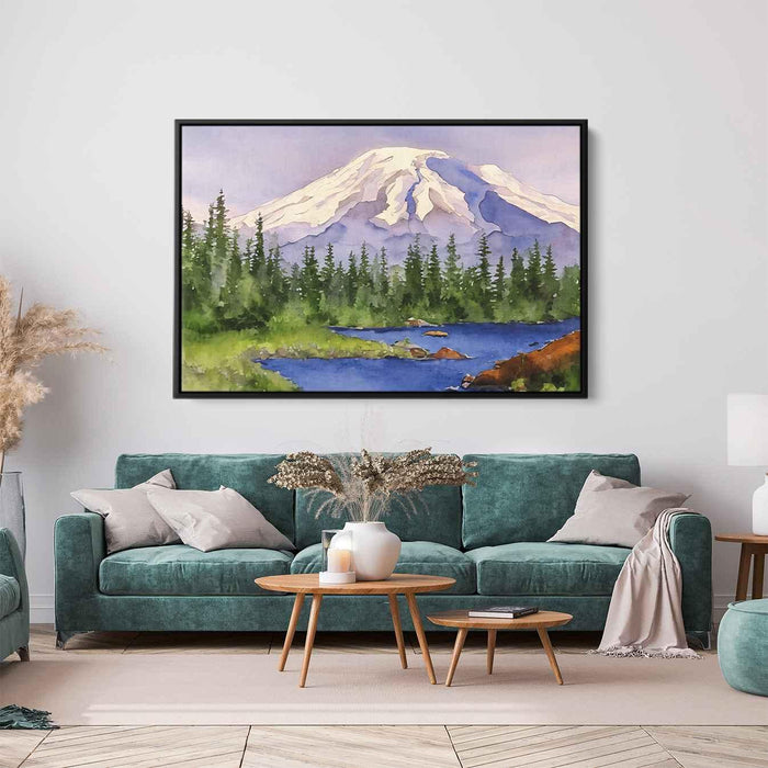 Watercolor Mount Rainier #134 - Kanvah