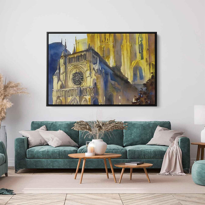 Watercolor Notre Dame Cathedral #114 - Kanvah