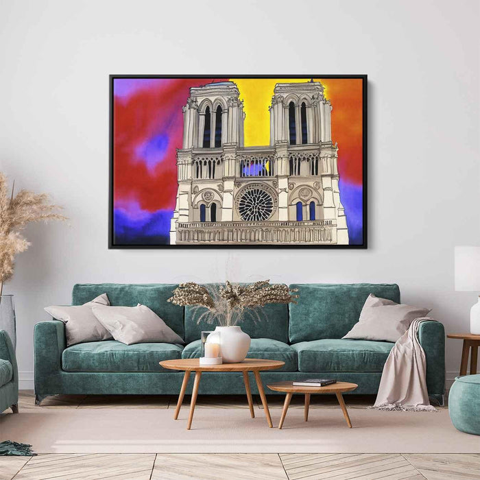 Watercolor Notre Dame Cathedral #124 - Kanvah