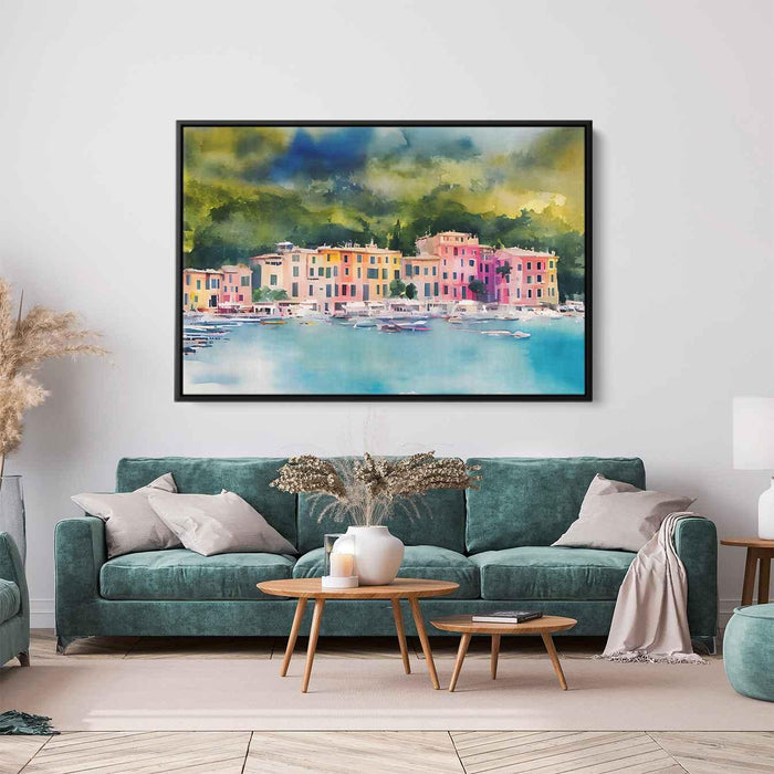 Watercolor Portofino #117 - Kanvah