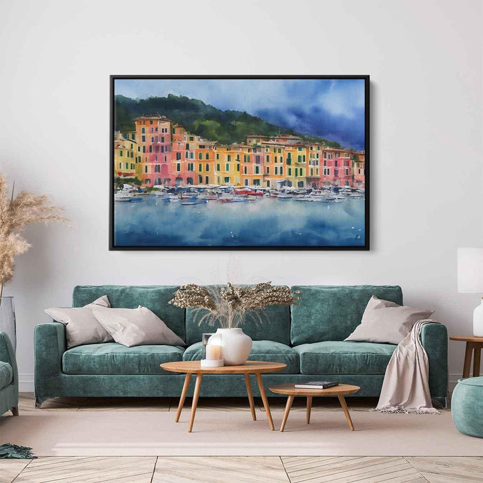 Watercolor Portofino #134 - Kanvah