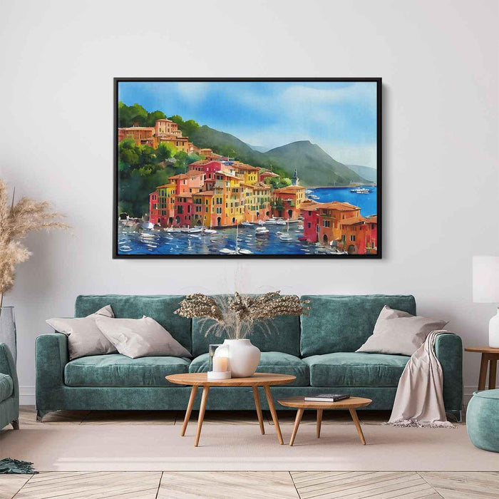 Watercolor Portofino #136 - Kanvah
