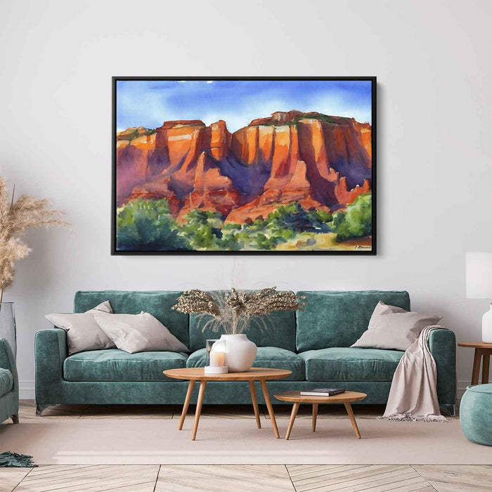 Watercolor Sedona Red Rocks #107 - Kanvah