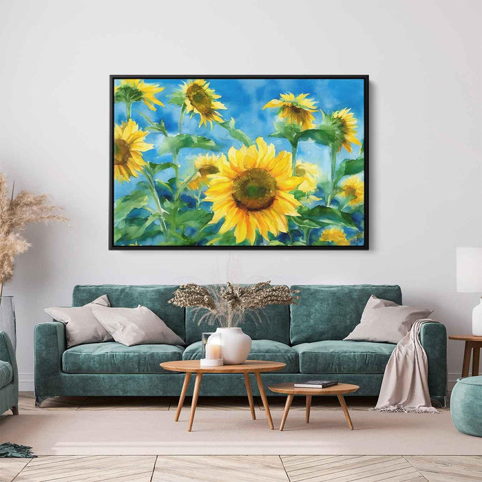 Watercolor Sunflower #126 - Kanvah