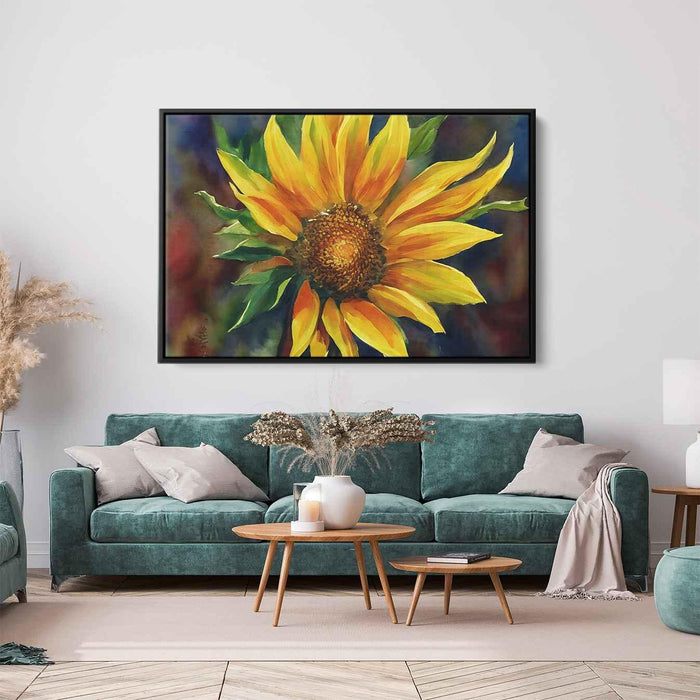 Watercolor Sunflower #136 - Kanvah