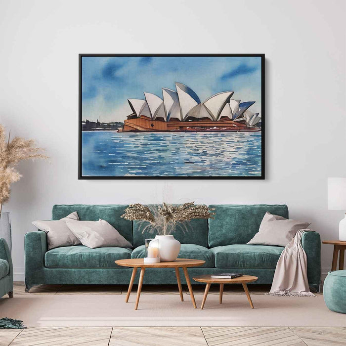 Watercolor Sydney Opera House #117 - Kanvah