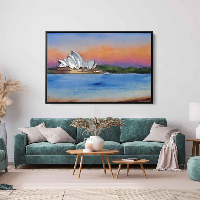 Watercolor Sydney Opera House #118 - Kanvah