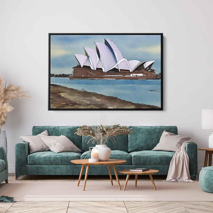 Watercolor Sydney Opera House #124 - Kanvah