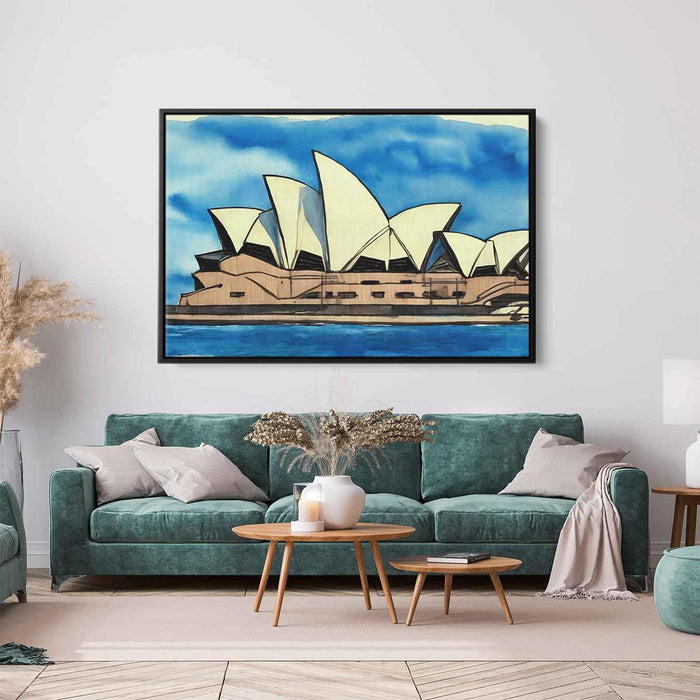 Watercolor Sydney Opera House #127 - Kanvah