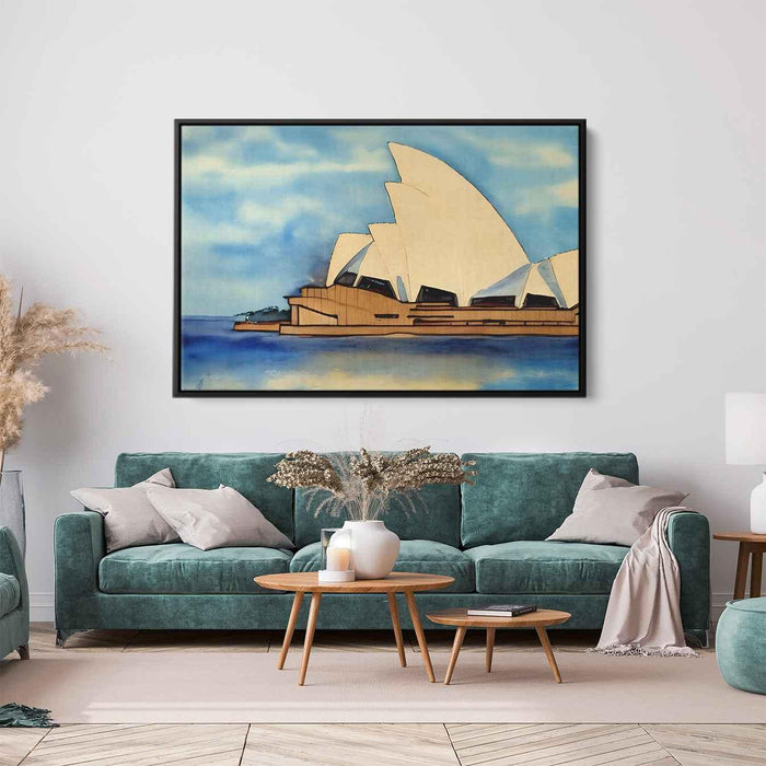 Watercolor Sydney Opera House #133 - Kanvah