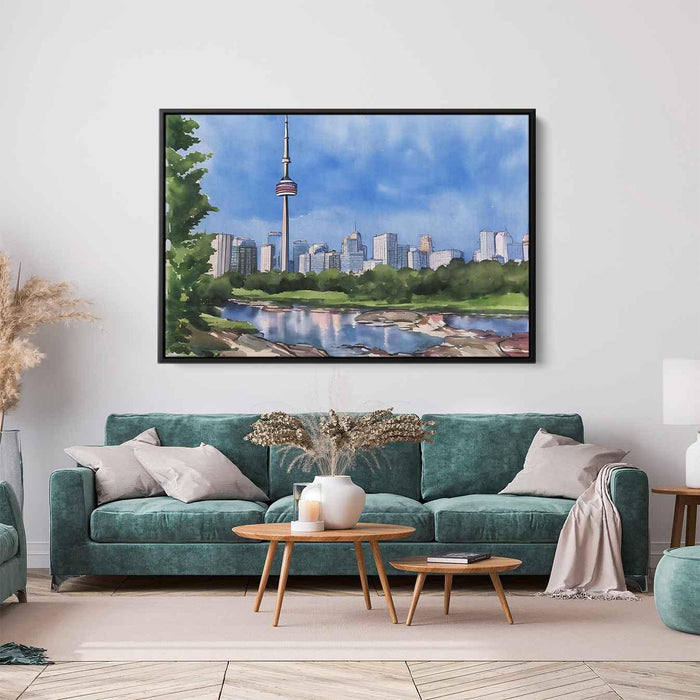 Watercolor CN Tower #103 - Kanvah