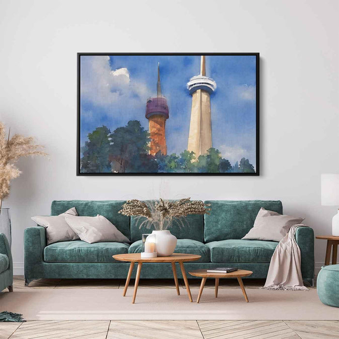 Watercolor CN Tower #124 - Kanvah