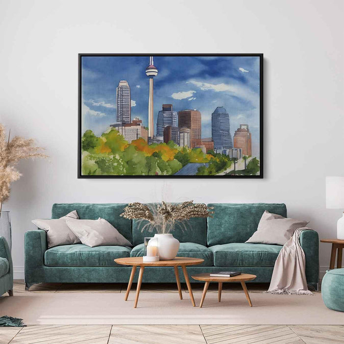 Watercolor CN Tower #134 - Kanvah