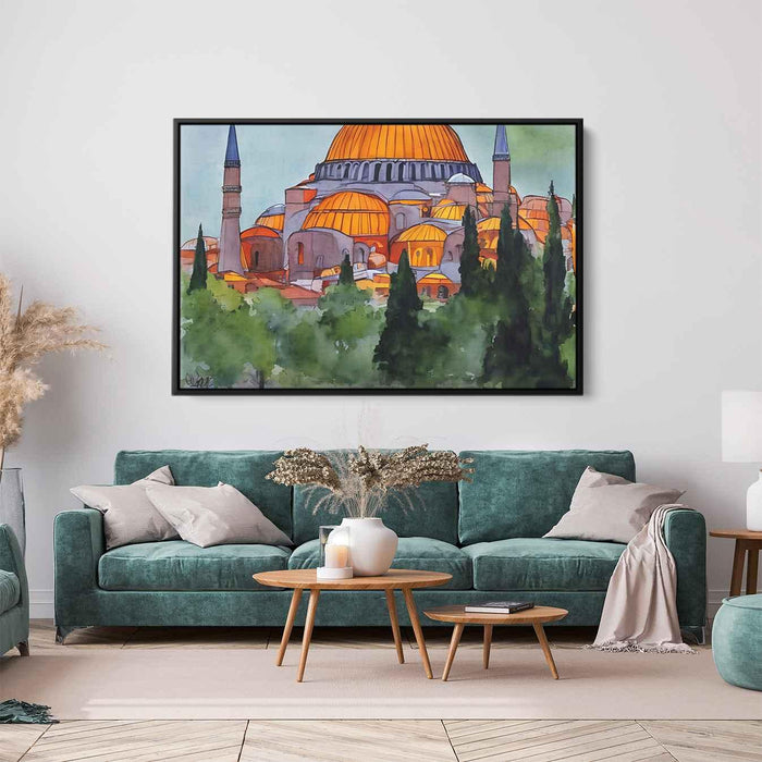 Watercolor Hagia Sophia #111 - Kanvah