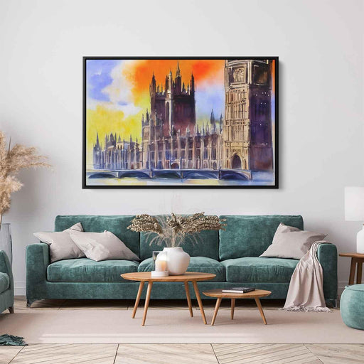 Watercolor Palace of Westminster #126 - Kanvah