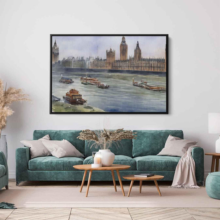 Watercolor Palace of Westminster #127 - Kanvah