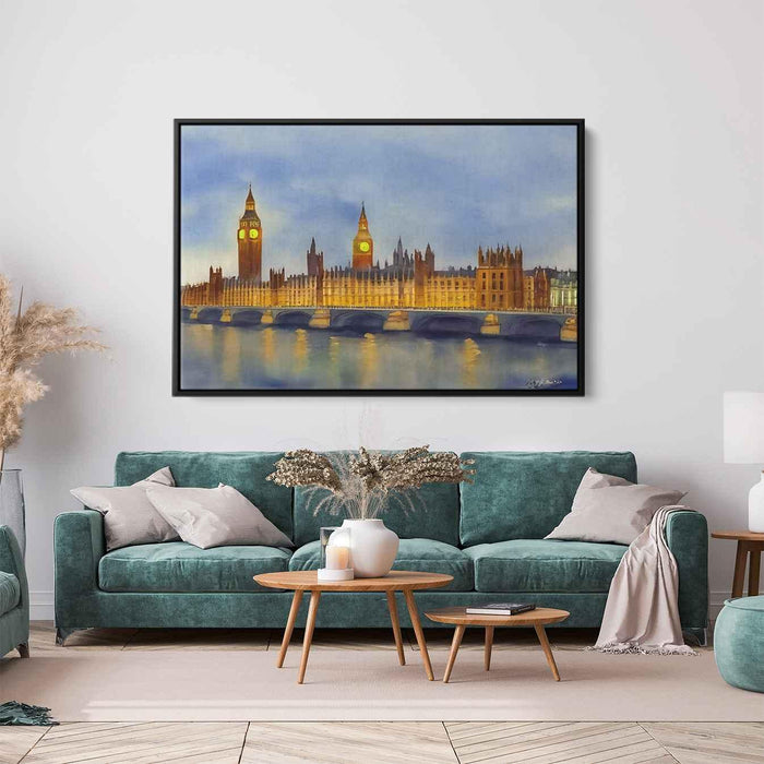 Watercolor Palace of Westminster #128 - Kanvah