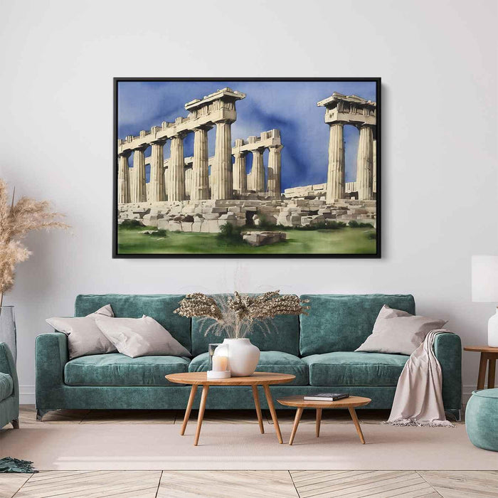 Watercolor Parthenon #103 - Kanvah