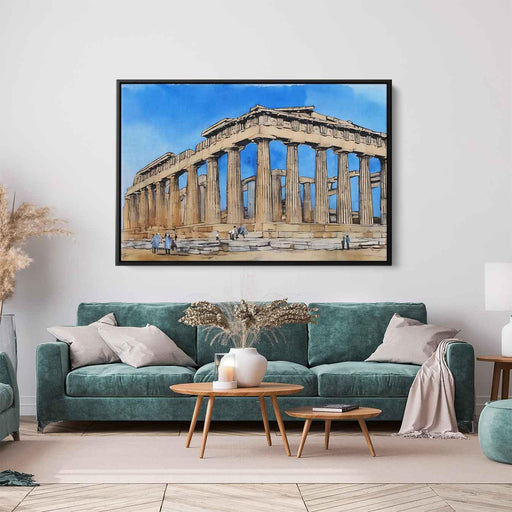 Watercolor Parthenon #114 - Kanvah