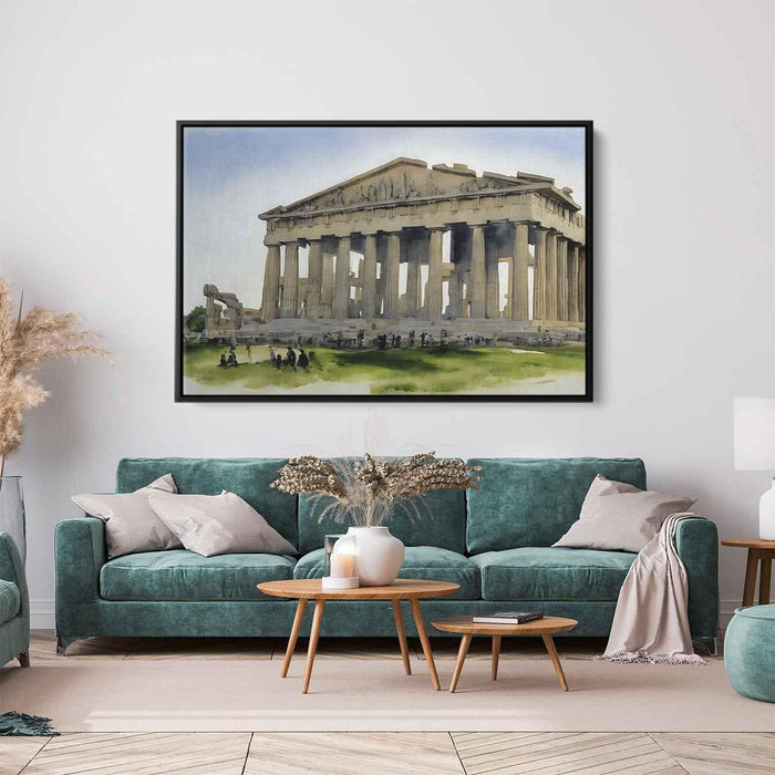 Watercolor Parthenon #118 - Kanvah