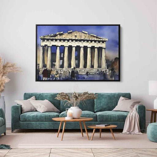 Watercolor Parthenon #126 - Kanvah