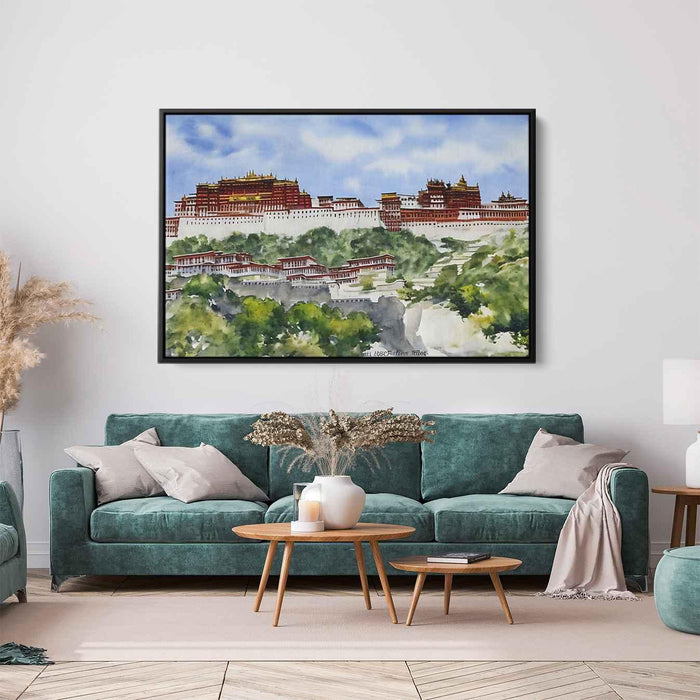 Watercolor Potala Palace #111 - Kanvah